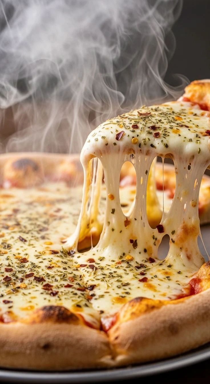 Pizza de fermentação natural saindo do forno, Brasa & Farinha